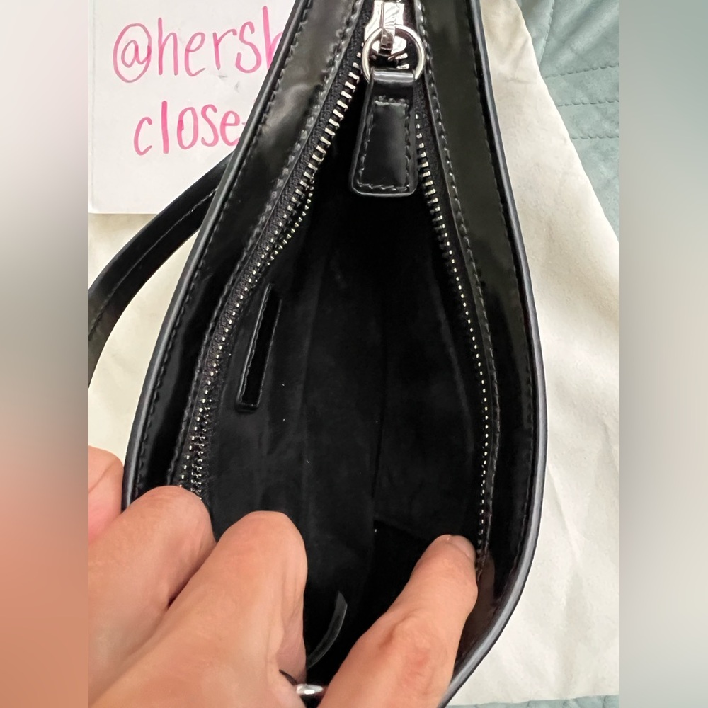 STAUD Black Leather Shoulder Bag - Picture 10 of 14